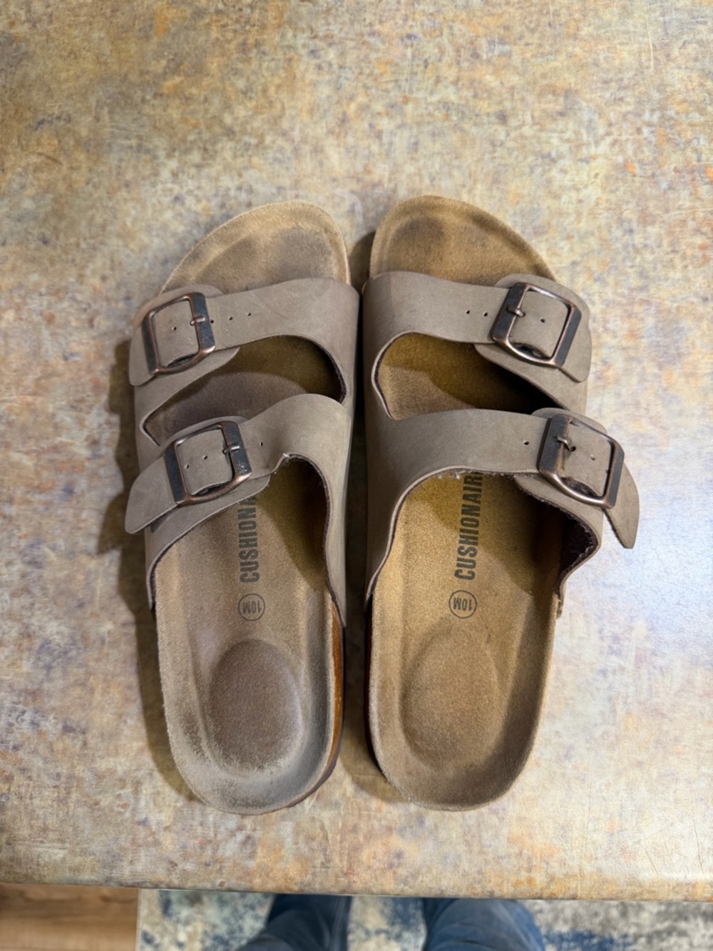 Birkenstock Brown Double-Buckle Sandals